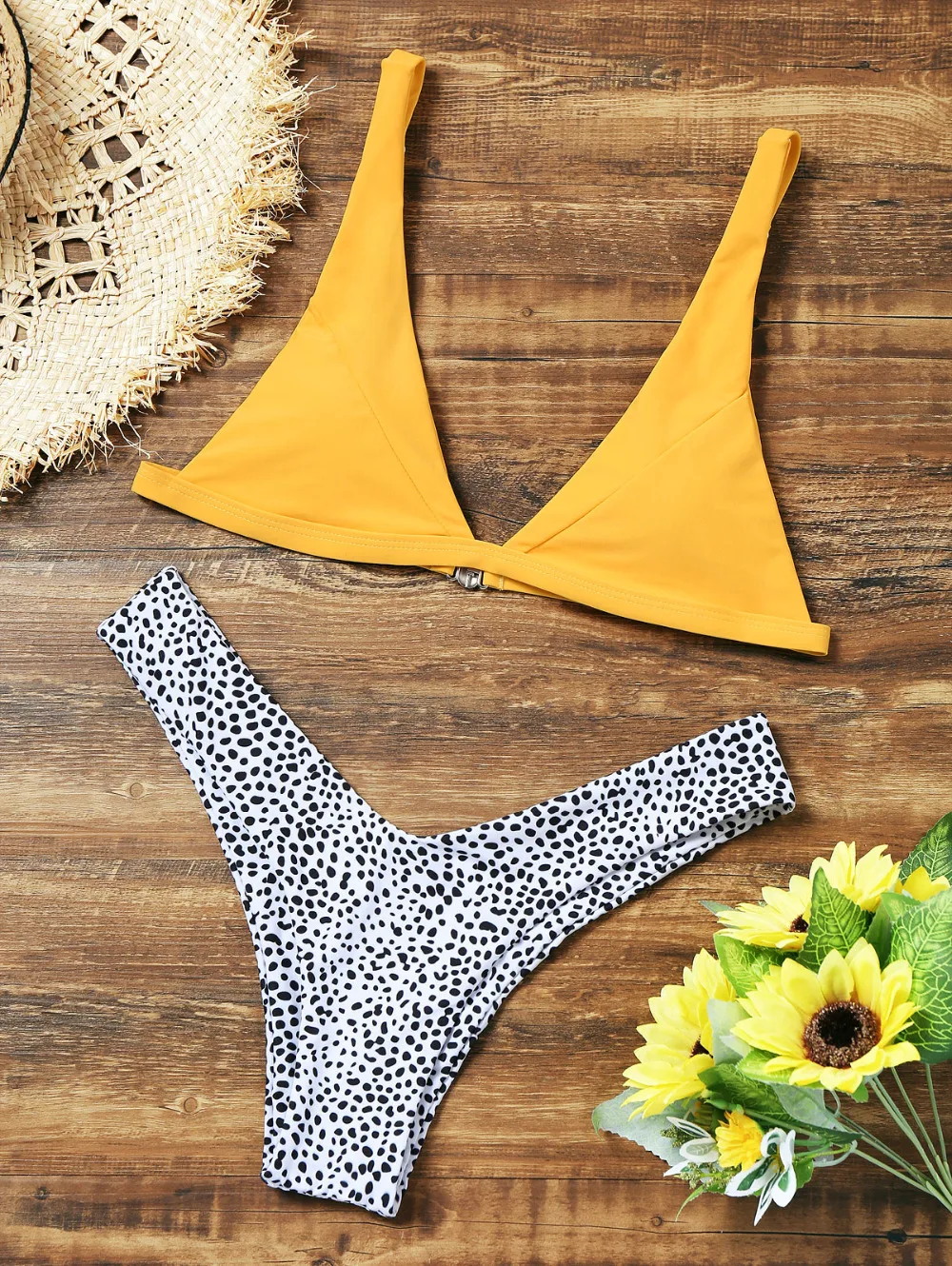Swimwear Bikinis Women 2018 High Cut Leopard Bikini Set