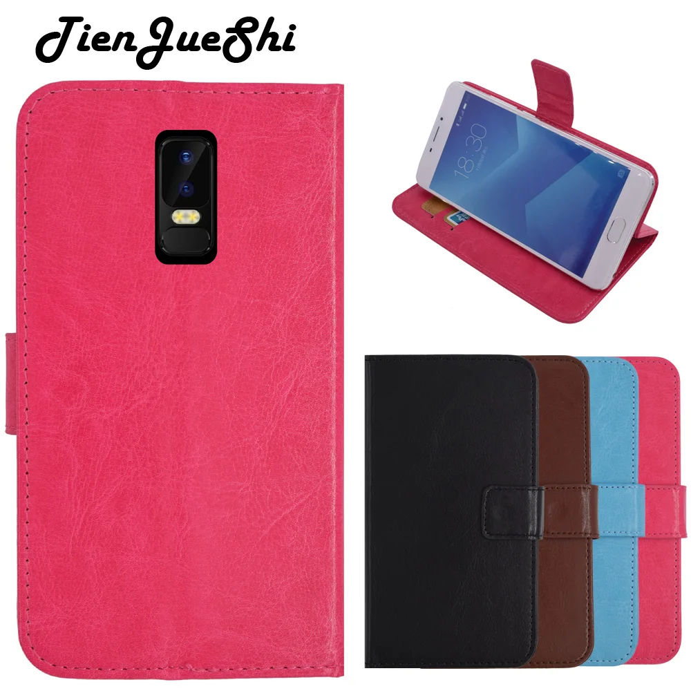 Чехол-книжка TienJueShi защитный кожаный чехол-бумажник Etui для THL Knight 2 6 дюймов |