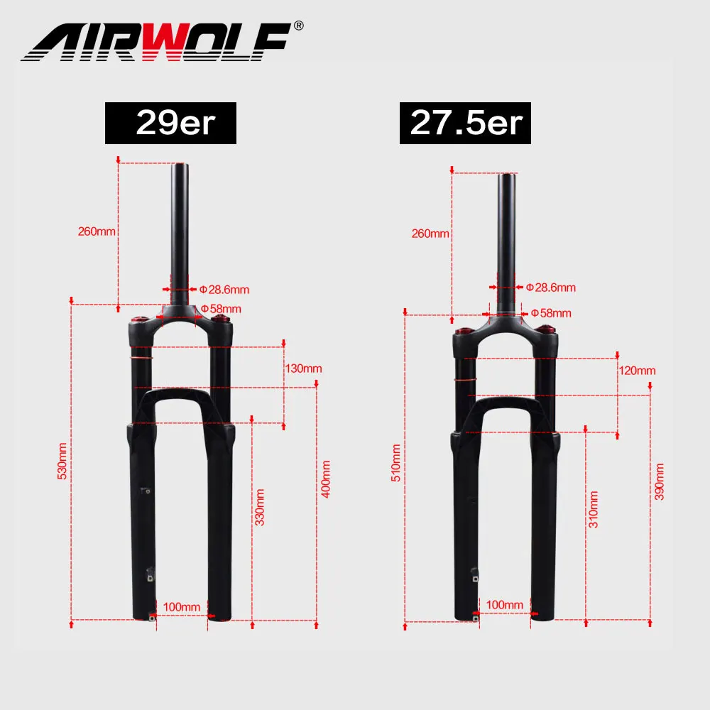 mtb 120mm fork