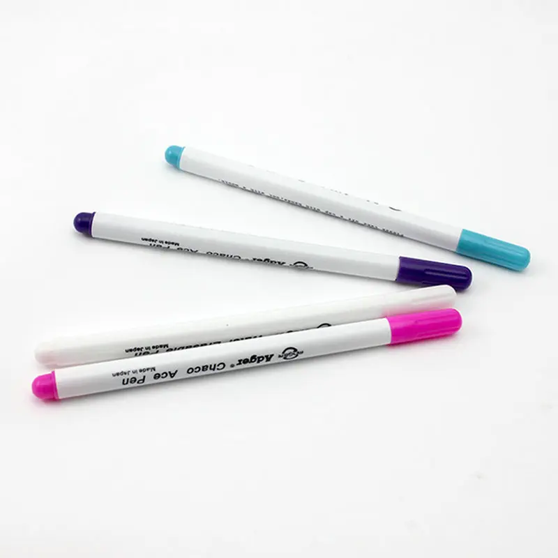 

4pcs DIY Needlework Home Tools Stitch Markers Cross Stitch Water Erasable Pens Grommet Ink Fabric Marker Marking Pens