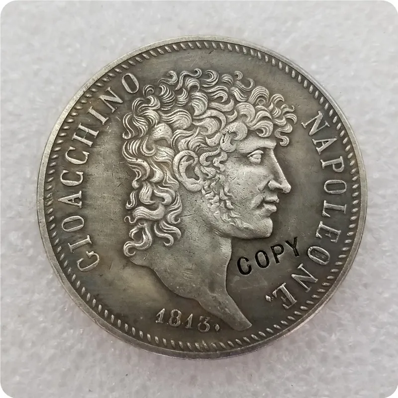 Итальянские Штаты 1813 5 лир-Максимилиан копии монет-копии монет медаль коллекционные монеты