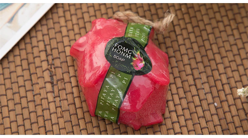 JAROWN Creative Handmade Soap Flower Simulation Fruit Small Soap Wedding Souvenir Gifts Home Essential Oils Shower Cleaning Item (15)