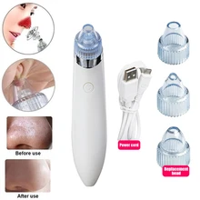 Usb Rechargeable Electric Vacuum Pore Cleaner Blackhead Remover Acne Cleaner Face Cleaner Beauty Skin Care Tool electric acne remover point nose blackhead vacuum extractor tool black spots pore cleaner skin care massager face lift tool kit