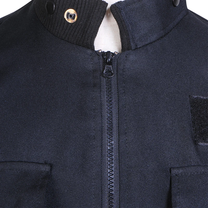 Звездные ворота SG1 куртка костюмы для косплея Черная мужская униформа агента полиции