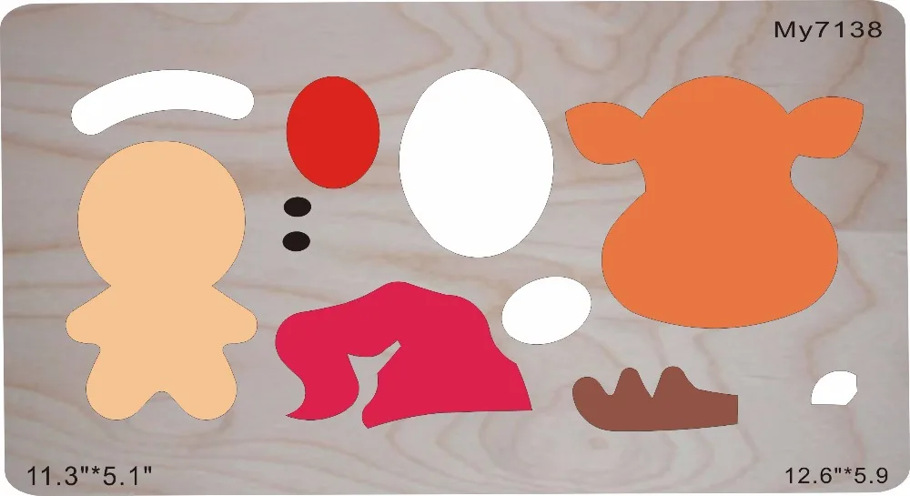 Рождественская комбинация высечки-2 деревянные штампы подходят/Scrabooking | Дом и сад