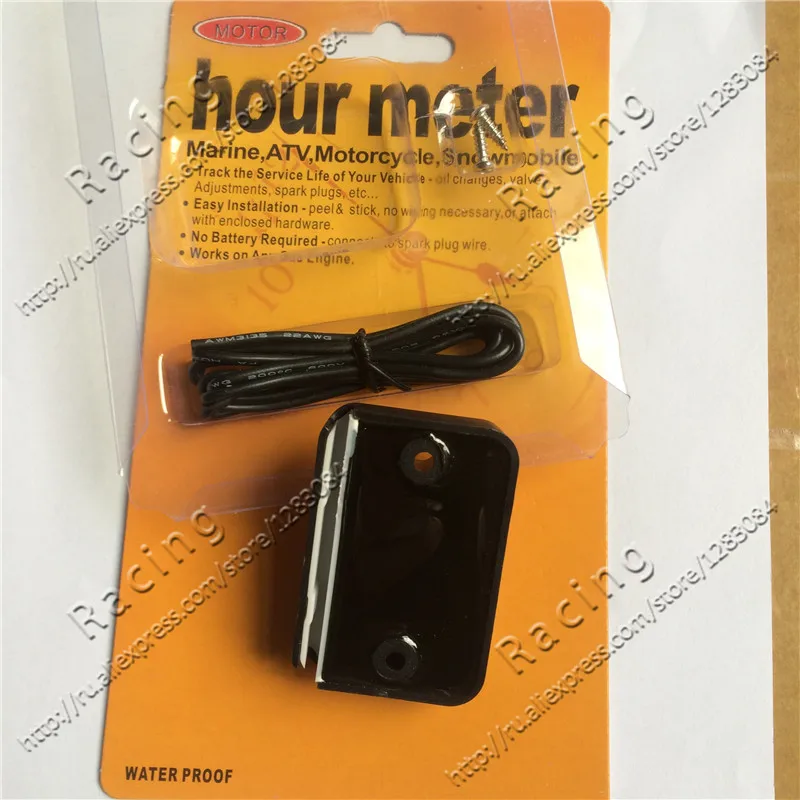 Temporizador à Prova Usado para Pit Carrinho da Bicicleta do Macaco da Bicicleta do Bolso Frete Grátis Digital Indutivo Hour Meter d' Água Dirt Bike Atv go 7 Automóveis e motos