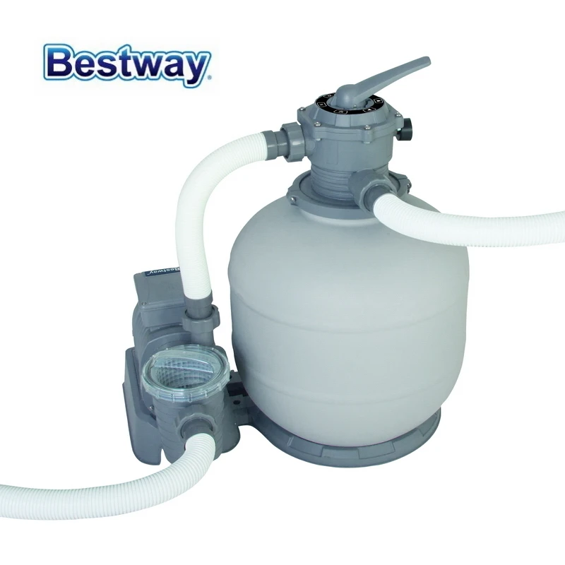 58366 Bestway 2000 галл. песочный фильтр для 1100-54500L бассейн анти-фильтр от ржавчины фильтр для разделения листьев и других мусора