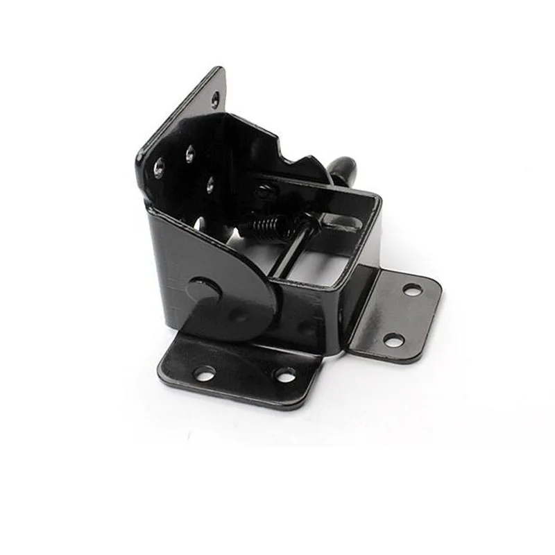 Hardware Chair Corner Brackets Black Folding Hinge Of Table Leg 4pcs