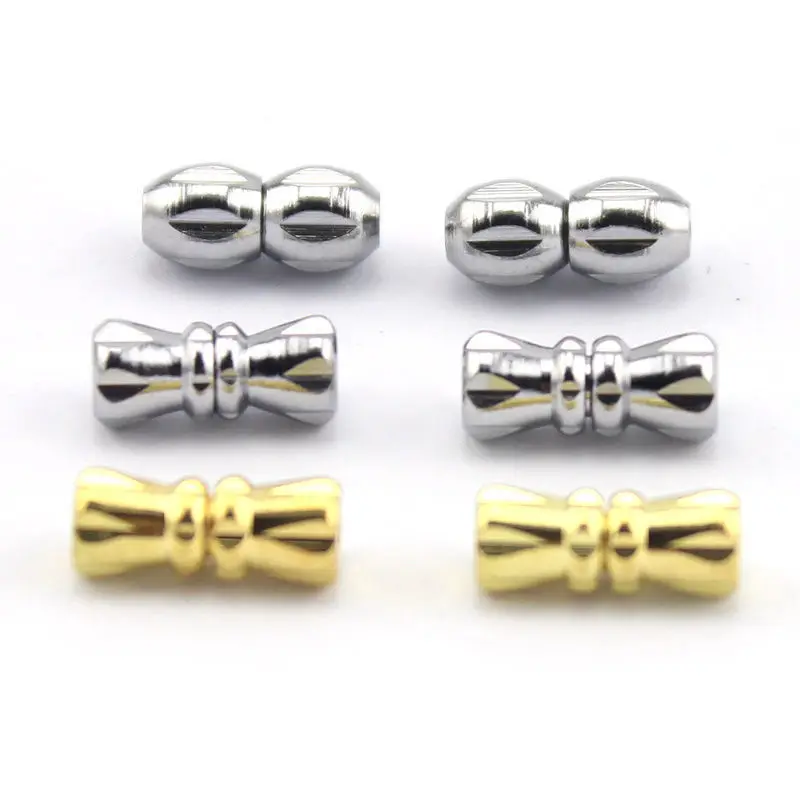 

Free shipping 10pcs Per Lot Wholesale Bowknot Screw Clasp 5x11mm For Jewelry Making Finding DIY Bracelet Necklace