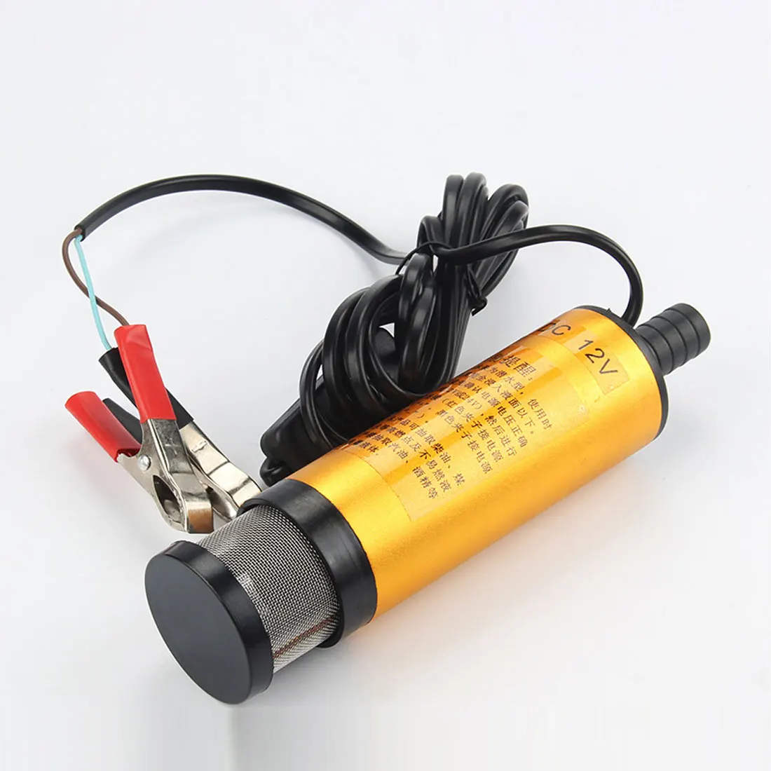 

CAR-partment 12V Car Electric Submersible Pump Diesel Fuel Water Oil Transfer Pump with On/Off Switch Oil Engine Transfer pump
