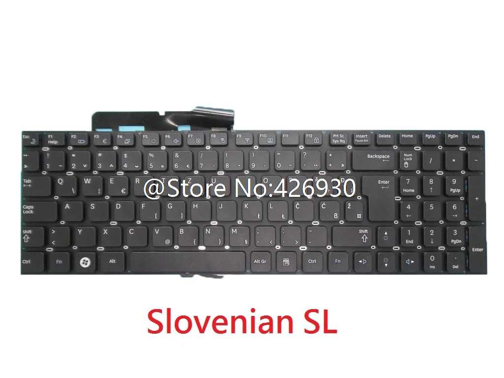 Клавиатура для ноутбука Samsung RF511 RF510 QX530 RC530 словенская SL бразилия BR португалия PO PT