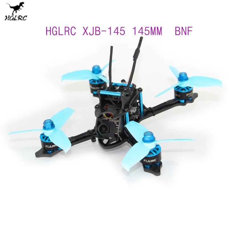 Hot Sales HGLRC XJB-145 145mm F4 OSD Micro FPV Racing Drone BNF w/ Compatible Flysky A8S V2 Receiver & Mini Camera | Игрушки и хобби