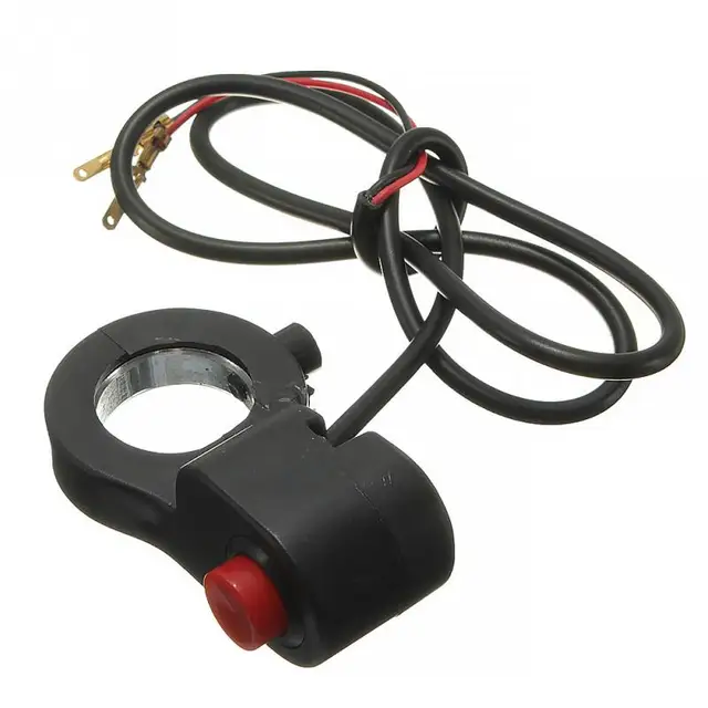 Motorcycle Handlebar Horn Switch 7/8” Universal Motor ATV E-Bike Horn Starter Kill Single Switch On Off Button
