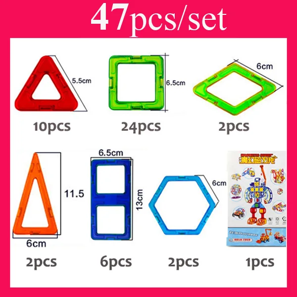 21-89 шт. большой размер Магнитный дизайнерский Строительный набор модели и здания Magnent обучающие игрушки для детей Детский подарок - Цвет: Сливовый