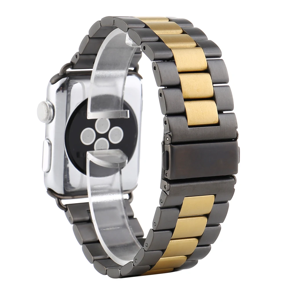 Ремешок для apple watch, 4 ремешка, 44 мм, 40 мм, correa, apple watch, 42 мм, 38 мм, iwatch, браслет из нержавеющей стали, ремешок для часов 4/3/2/1