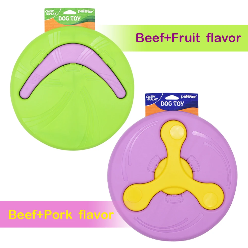 الكلب لعب للكلاب كبيرة التفاعلية سيليكون القرص الطائر في الهواء الطلق التدريب إحضار لعبة الأسنان مقاومة كبير صغير الكلاب جرو