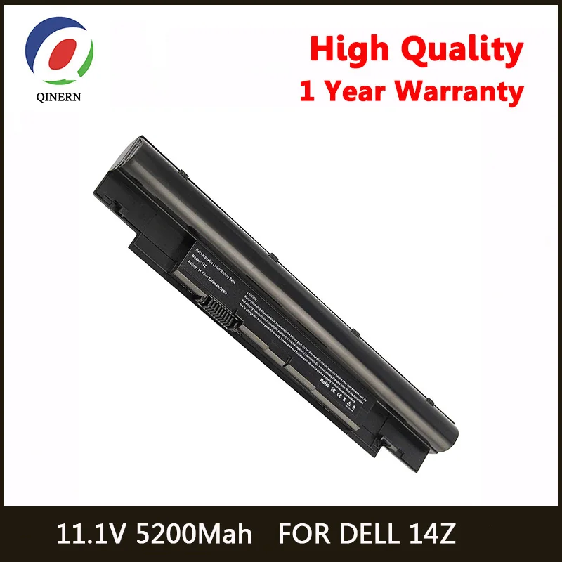 

QINERN 11.1V 5200Mah SA-14Z Laptop Battery For DELL notebook 268X5 312-1257 H2XW1 Inspiron N311z notebook Battery DELL