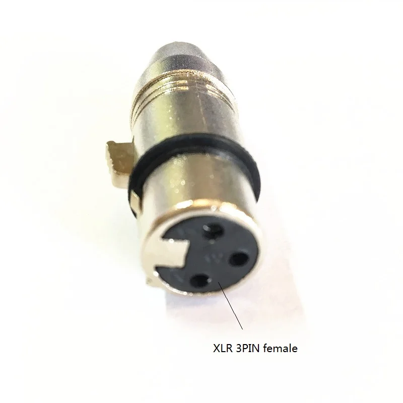 2 шт./лот хорошее качество разъем 3 5 мм для 3Pin XLR гнездовой микрофонный аудио