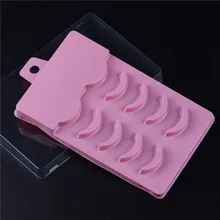 KESMALL 50 шт./лот 5 пар конфетных цветов накладные Ресницы Коробка для хранения накладные ресницы Чехол Органайзер для косметики CO496