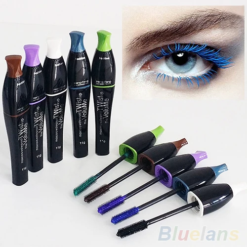 2019 Color Mascara Waterproof Fast Dry Eyelashes Curling Lengthening