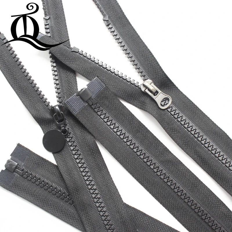 

End-open mix 80cm black resin Zipper 5pcs 5# DIY Nylon Coil Zipper For Sewing Cushion/Back Tailor Tools,clothing accessories