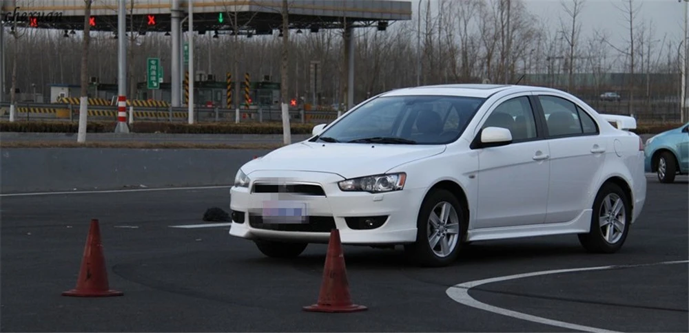 Cscsnl 1 комплект для Защитные чехлы для сидений, сшитые специально для Mitsubishi Lancer EX 2009 2010 2011 2012 2013 светодиодный DRL Противотуманные фары ABS колпак противотуманных фар