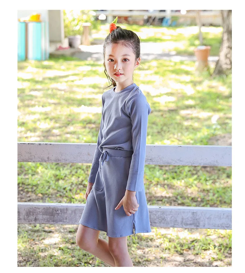  Knit Clothing Sets Autumn Teenage Girls Set 2019 Spring Children Teens Kids Clothes Sweater + Knitting Skirts 2 Pcs Baby Suits (5).jpg