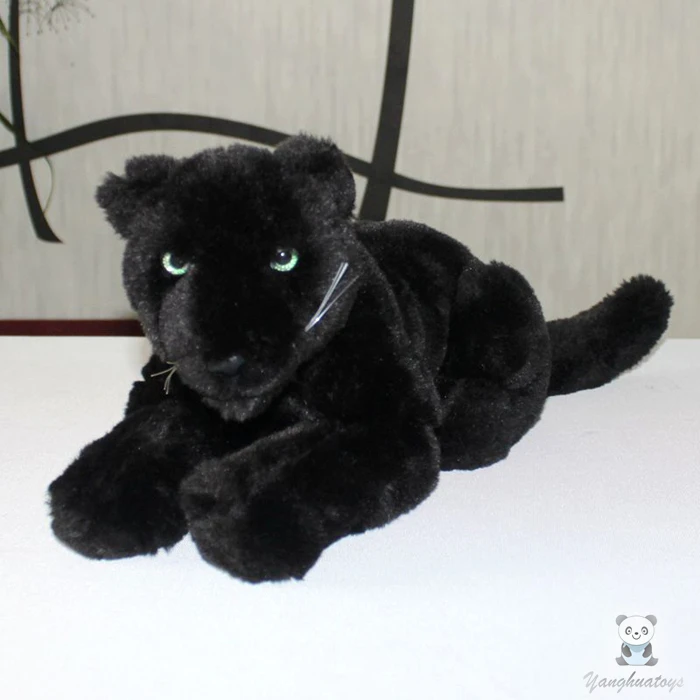 

Black Panther Doll Real Life Plush Toy Soft Wildlife Cute Large Toys Children Men Women Birthday Gifts