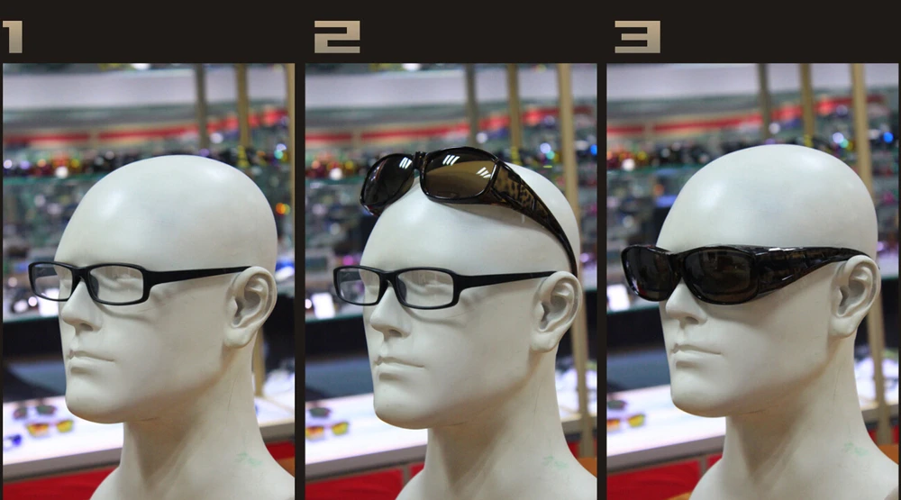 Защита от солнца поверх очков подходит для большинства близорукость очки поляризованные очки Человек Женщины cover очки с диоптриями UV400