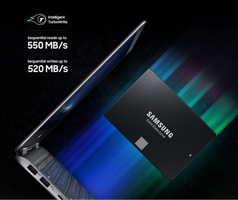 SAMSUNG SSD 860 EVO 500 Гб 250 1 ТБ 2 ТБ Внутренний твердотельный жесткий диск HDD жесткий диск SATA3 2,5 дюймов для ноутбука/настольного ПК/ПК MLC NAND