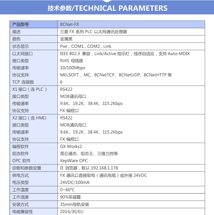 Модуль связи Ethernet для программирования Mitsubishi FX PLC заменяет USB-SC09-FX, шлюз Modbus TCP FX1N FX1S FX2N FX3G