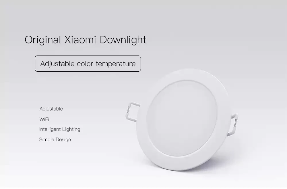 xiaomi mi jia Интеллектуальный светильник работает с mi home app умный пульт дистанционного управления белый и теплый светильник встроенный потолочный светодиодный светильник