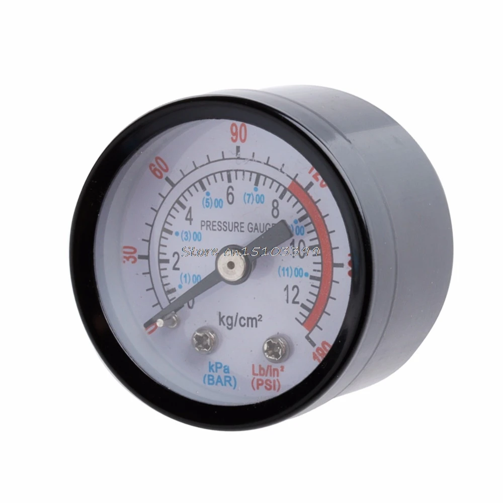 Hot 0 180PSI Air Compressor Pneumatic Hydraulic Fluid Pressure Gauge 0