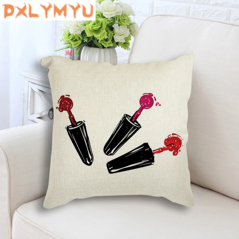 الشمال البوب الفن المائية جيل للأظافر الملصقات المطبوعة المخدة وسائد زخرفية غطاء الوسادة استخدام للمنزل أريكة سيارة مكتب