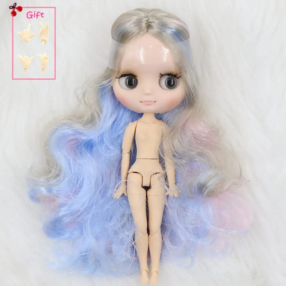 ICY Nude Factory Middie Blyth Кукла № 7 матовая кожа 20 см 1/8 шарнир тела кукла, рука жеста как подарок Neo - Цвет: C