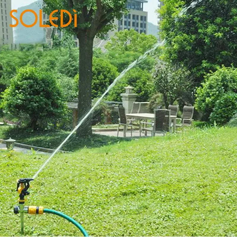 Garden Lawn 360 Degree Rotating Watering Irrigation Tools Nozzle Impulse Sprinkler Fitting Garden