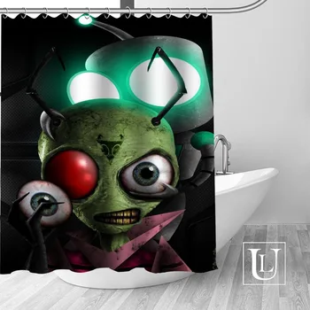 

Custom Invader Zim Shower Curtain MORE SIZE Waterproof Fabric Shower Curtain for Bathroom Decor Dropshipping