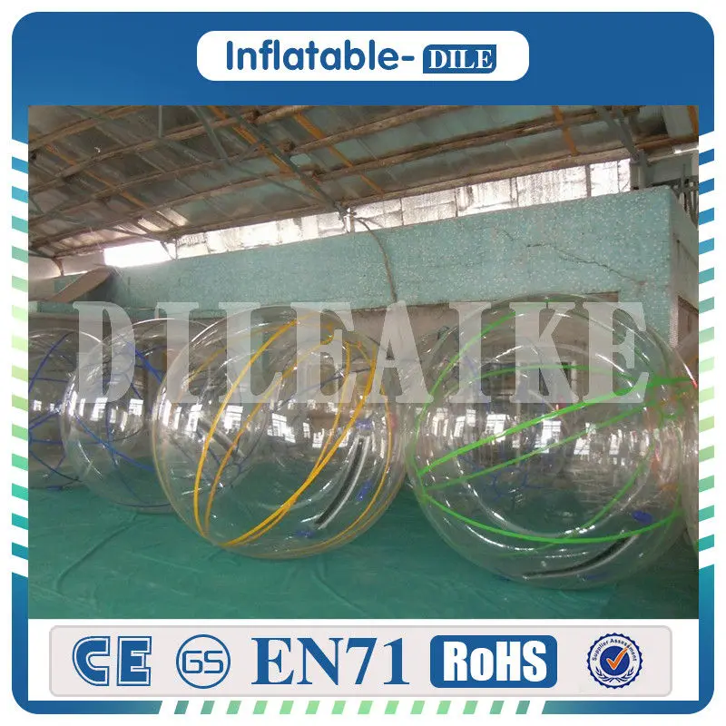 

Free Shipping 1.8m PVC Floating Inflatable Water Walking Ball Inflatable Human Balloon Ball Water Rolling Zorb Ball