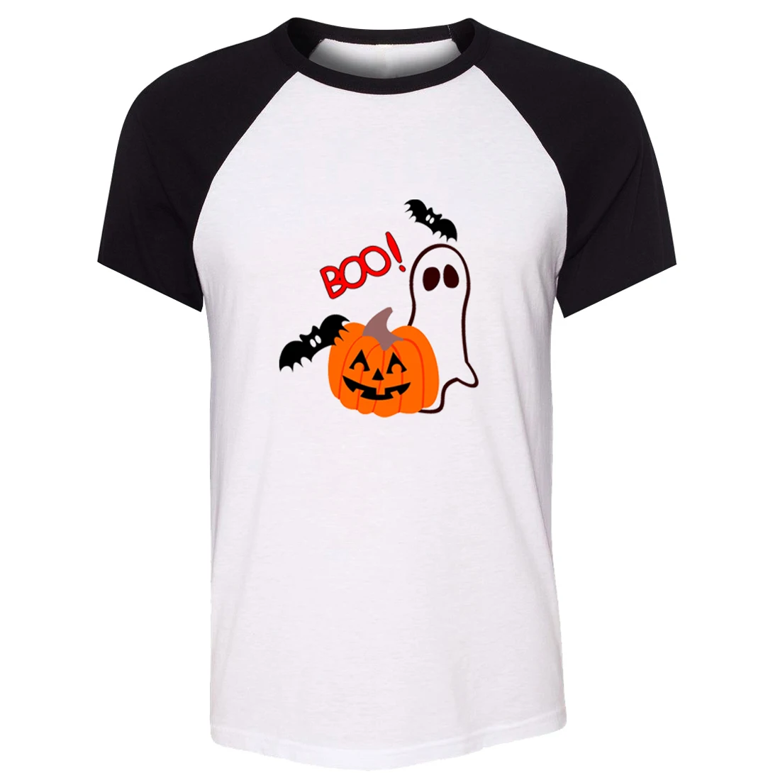 iDzn Unisex Summer T shirt Funny Cute Halloween BOO Pumpkin bat ghost ...