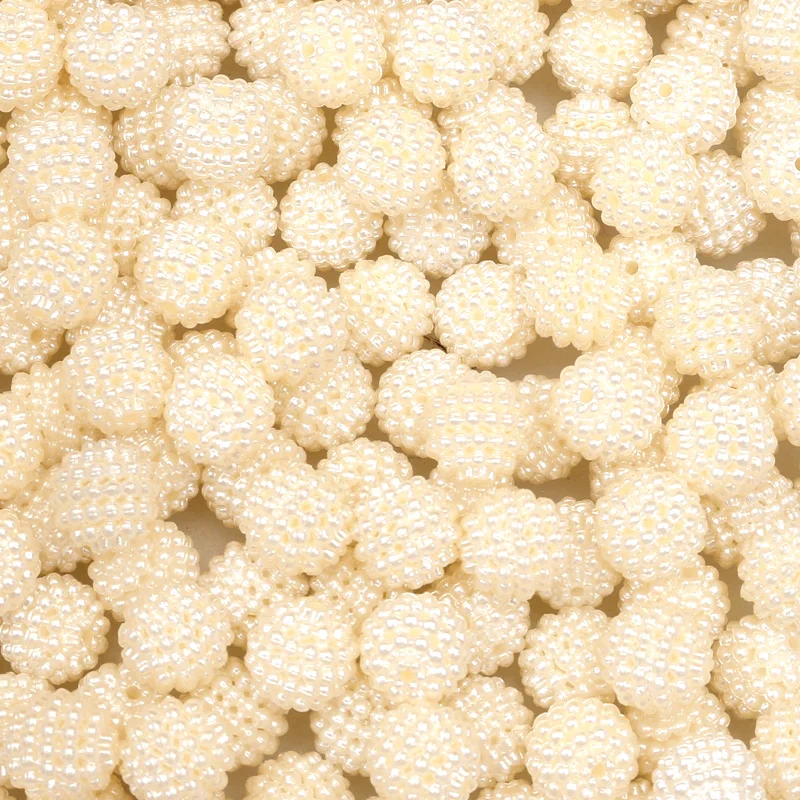 

50Pcs Rice Waxberry Pearl Beads For Jewelry Marking Bracelet Charm Needlework Accessories Jewelry Finding