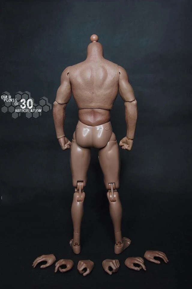  1/6 Scale man Male Body Figure Military Muscular Body Similar to TTM19 Wolverine Body 12