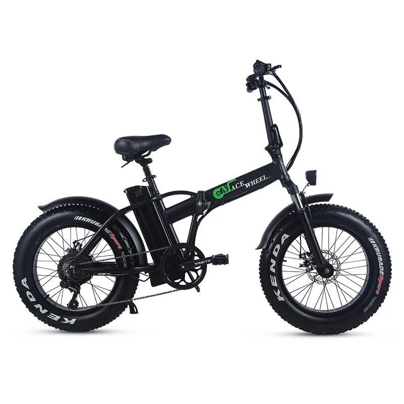 Clearance 48v 15ah Lithium Battery 20" Fat Tyre Electric Bike 500w Foldable Electric Fat Bike Disc Brake Fat Ebike 16