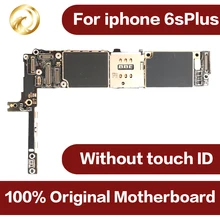 Для оригинальной материнской платы iPhone 6s Plus 16GB 6s plus, материнская плата для мобильного телефона, полностью разблокированная, не сенсорная, ID, логическая плата, хорошая работа