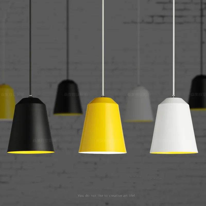 2017 New Modern Hanging Pendant Lamp Black White Yellow Color Not 2017 New Modern Hanging Pendant Lamp Black White Yellow Color Not Inlcude Bulb