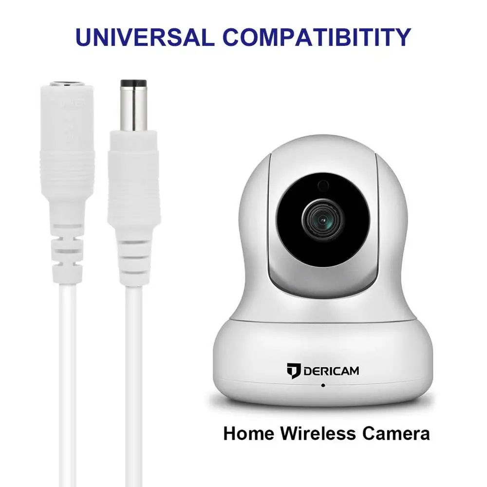 DC 12V cabo de alimentação para CCTV, macho e fêmea conector, cabo de alimentação, fio de extensão, 5.5mm * 2.1mm, 0.5m, 1m, 2m, 3m, 4m, 5m, 6m, 7m, 8m, 10m