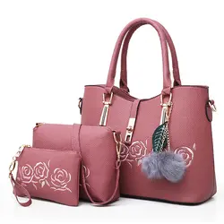 3 шт./компл. сумки на плечо для женщин 2019 известный бренд повседневное сумки женская сумка мессенджер sac основной Мужская тотализаторов Bolsas