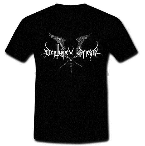 

T Shirt Hot Topic Sleeve Men Crew Neck Deathspell French Black Short Compression T Shirts