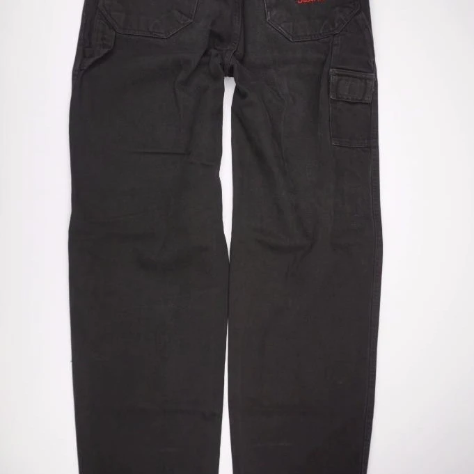 FUBU The Collection Jeans Black Denim Womens Sz20 32x31 (2)