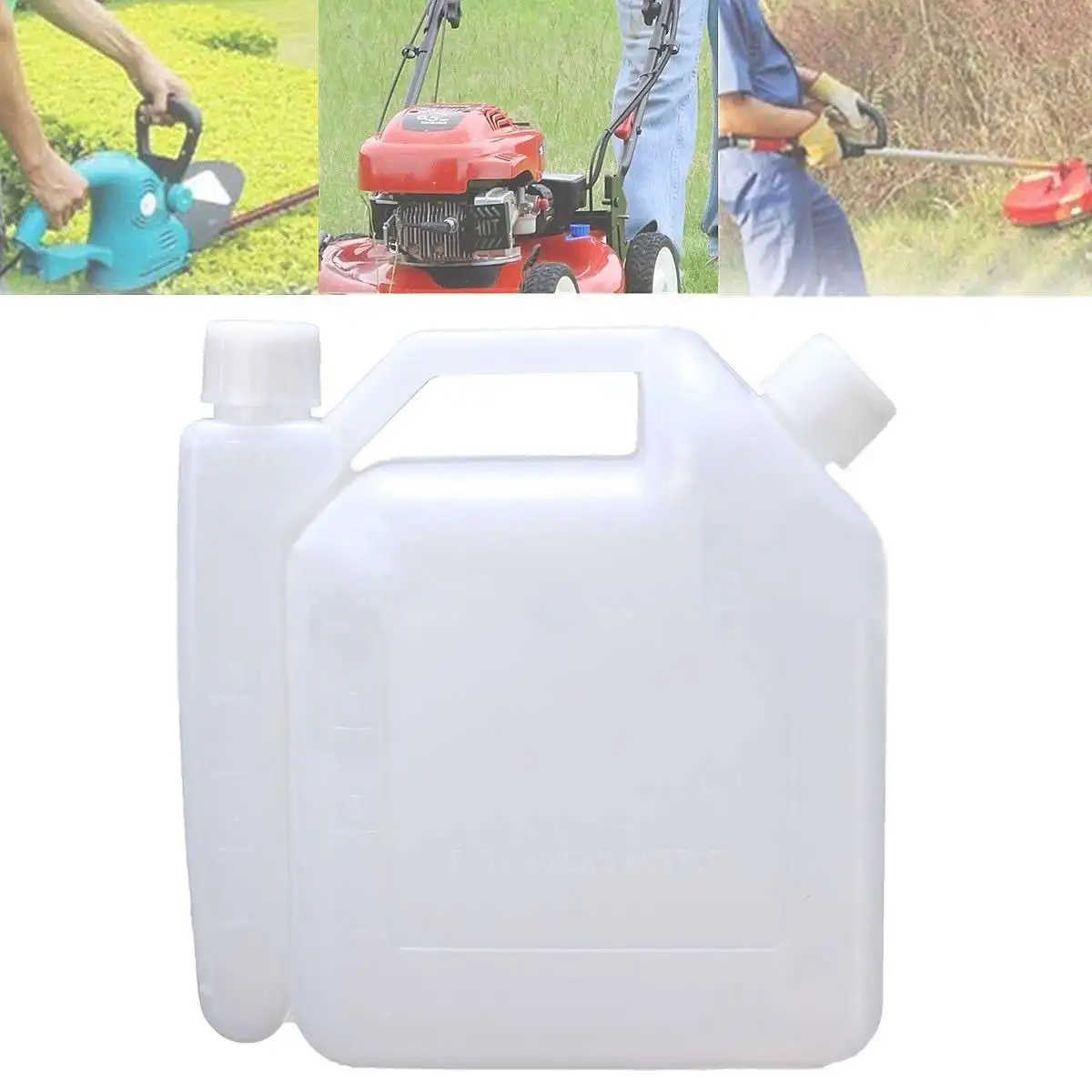 New DWZ 1L Oil Petrol Fuel Mixing Bottle Tank Container Storage For Stroke Chainsaw