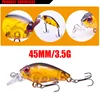 WDAIREN 1pcs 45mm 3.5g Crankbait Fishing Lure Artificial Hard CrankBait Bass Fishing Wobbler Japan Sinking Minnow Fish Lures ► Photo 3/5